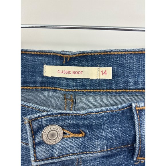 Levi's Womens Classic Bootcut Jeans Medium Wash Blue Size 14/32 NEW - Picture 3 of 7